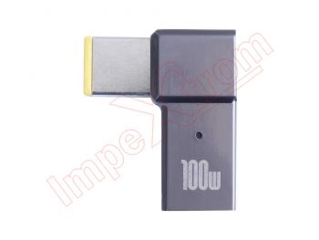 100W USB-C / Type-C Female to Big Square Computer Charging Adapter for Lenovo
